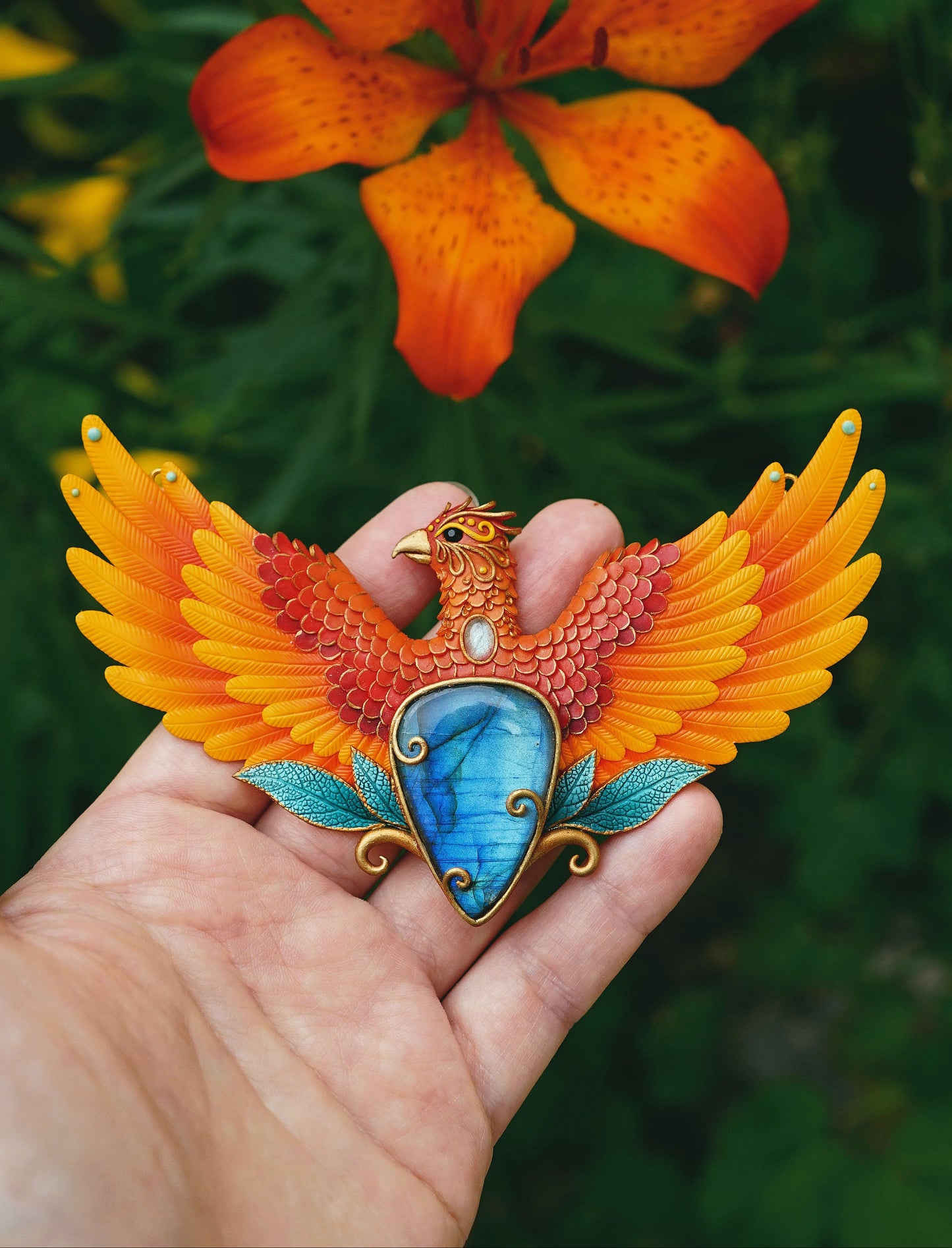 Phoenix necklace (I am strong)