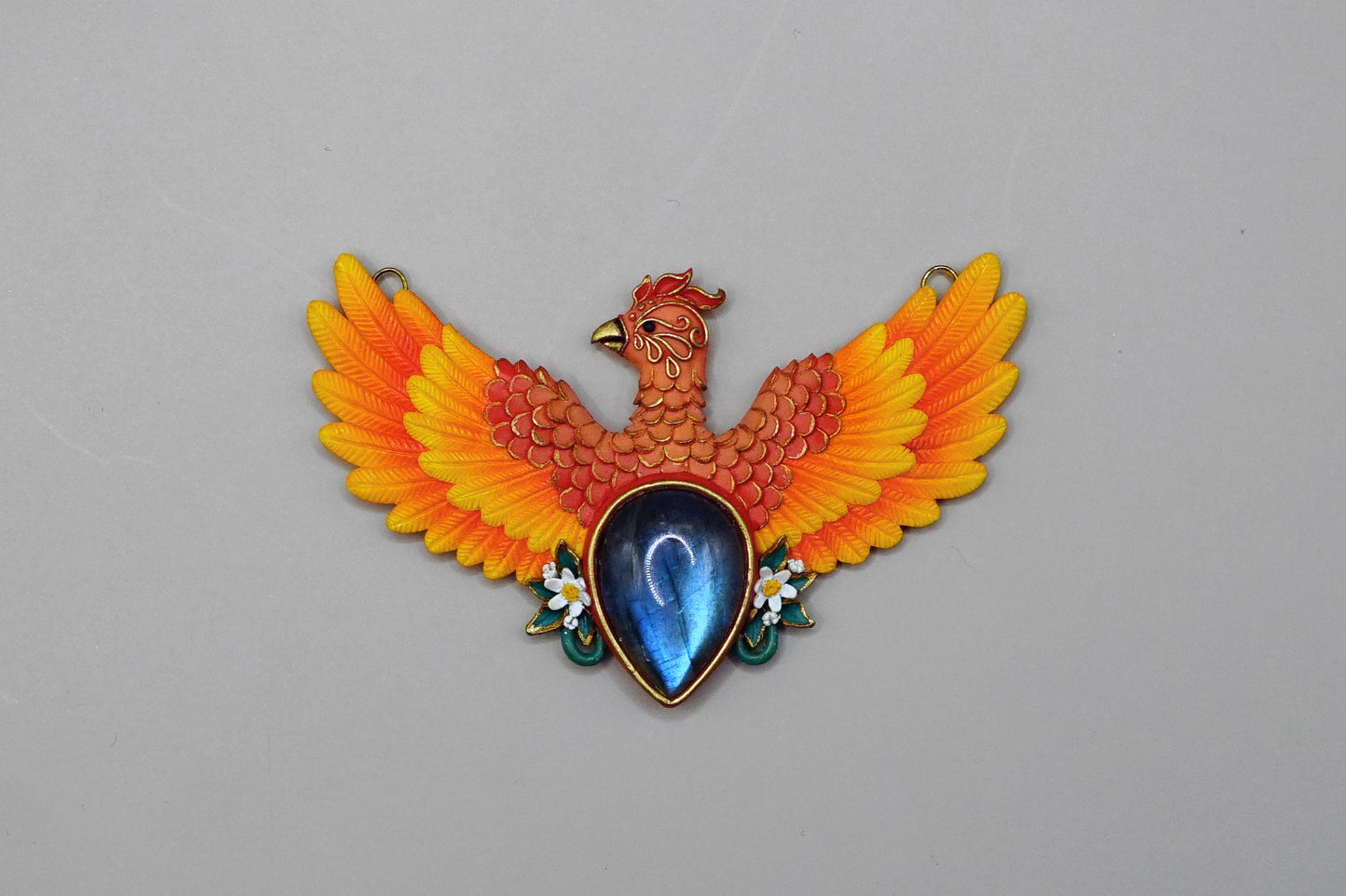 Small phoenix pendant (Still, I rise)