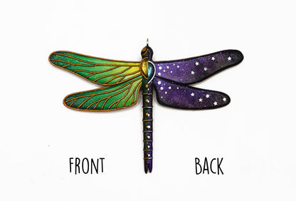 Double-sided dragonfly pendant