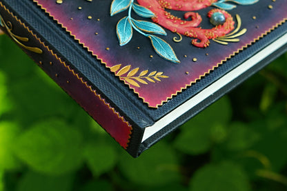 Red phoenix A5 journal