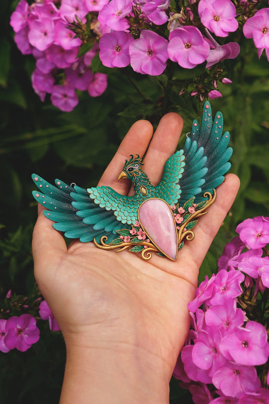 Phoenix necklace (I accept myself as I am)