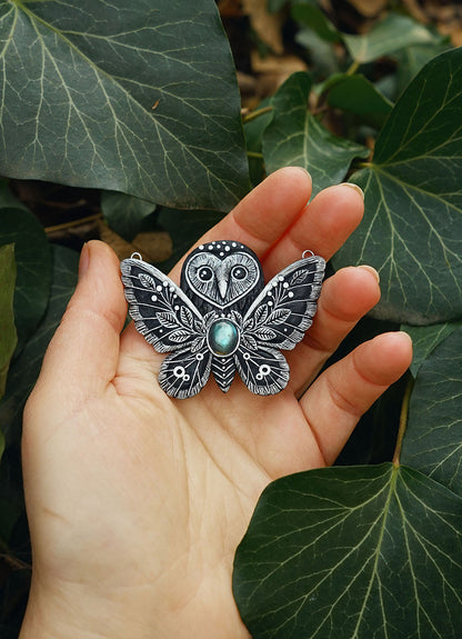 Silver Watcher pendant