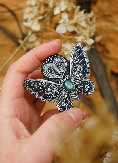 Silver Watcher pendant