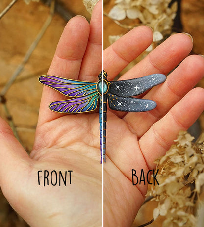 Double-sided dragonfly pendant