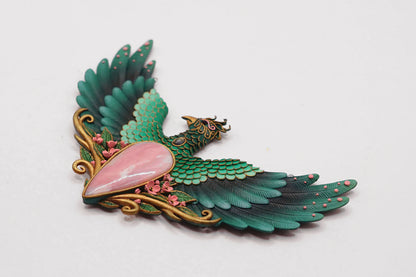 Phoenix necklace (I accept myself as I am)