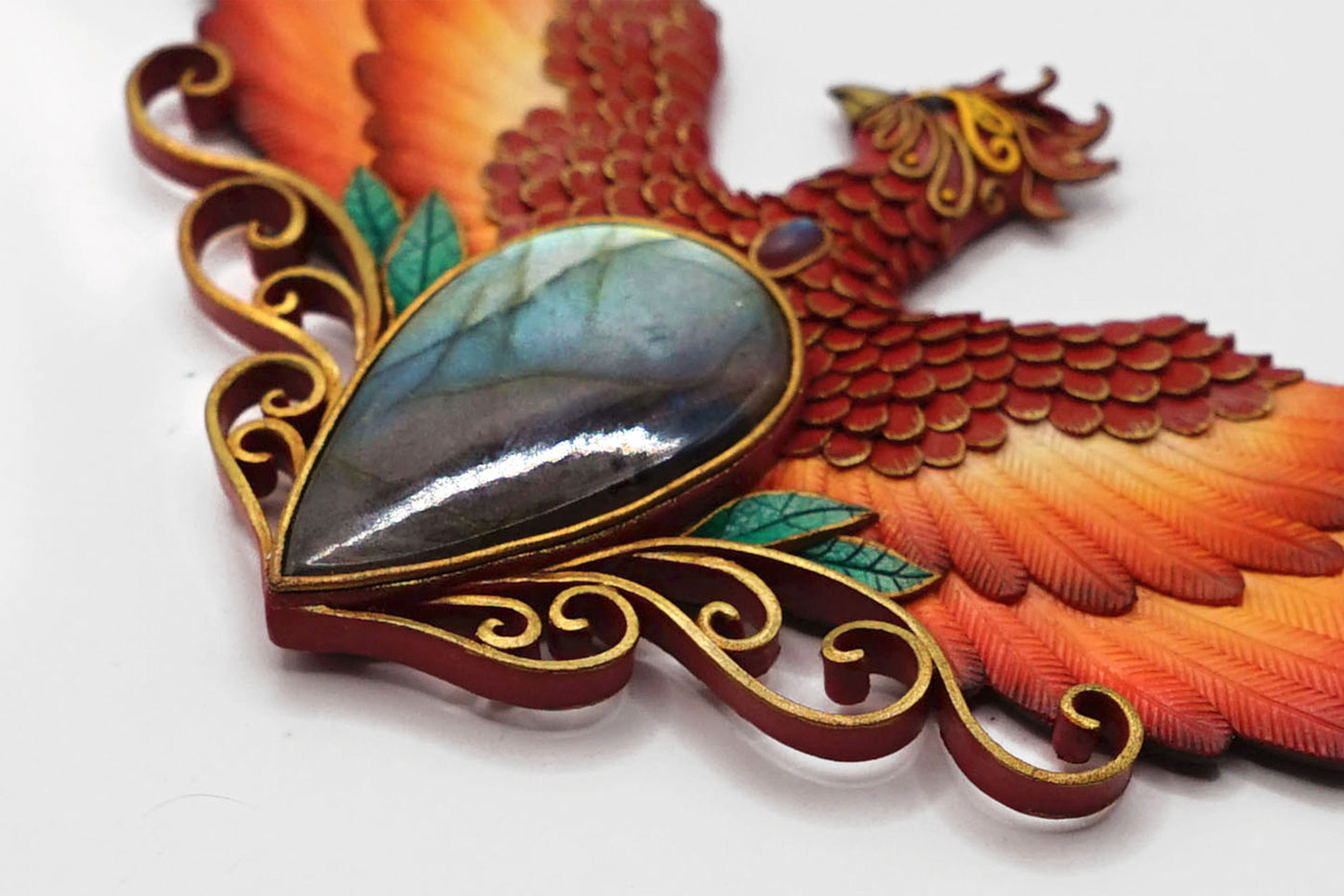 Phoenix necklace (I can get through anything)