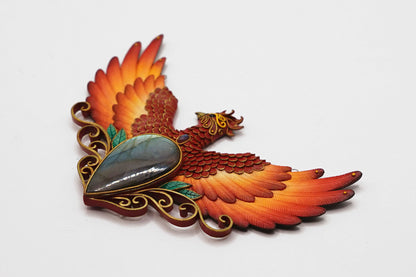 Phoenix necklace (I can get through anything)