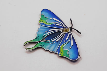 Glow in the dark moth pendant