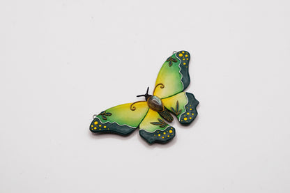 Green & yellow butterfly pendant
