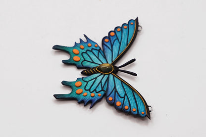 Blue butterfly pendant
