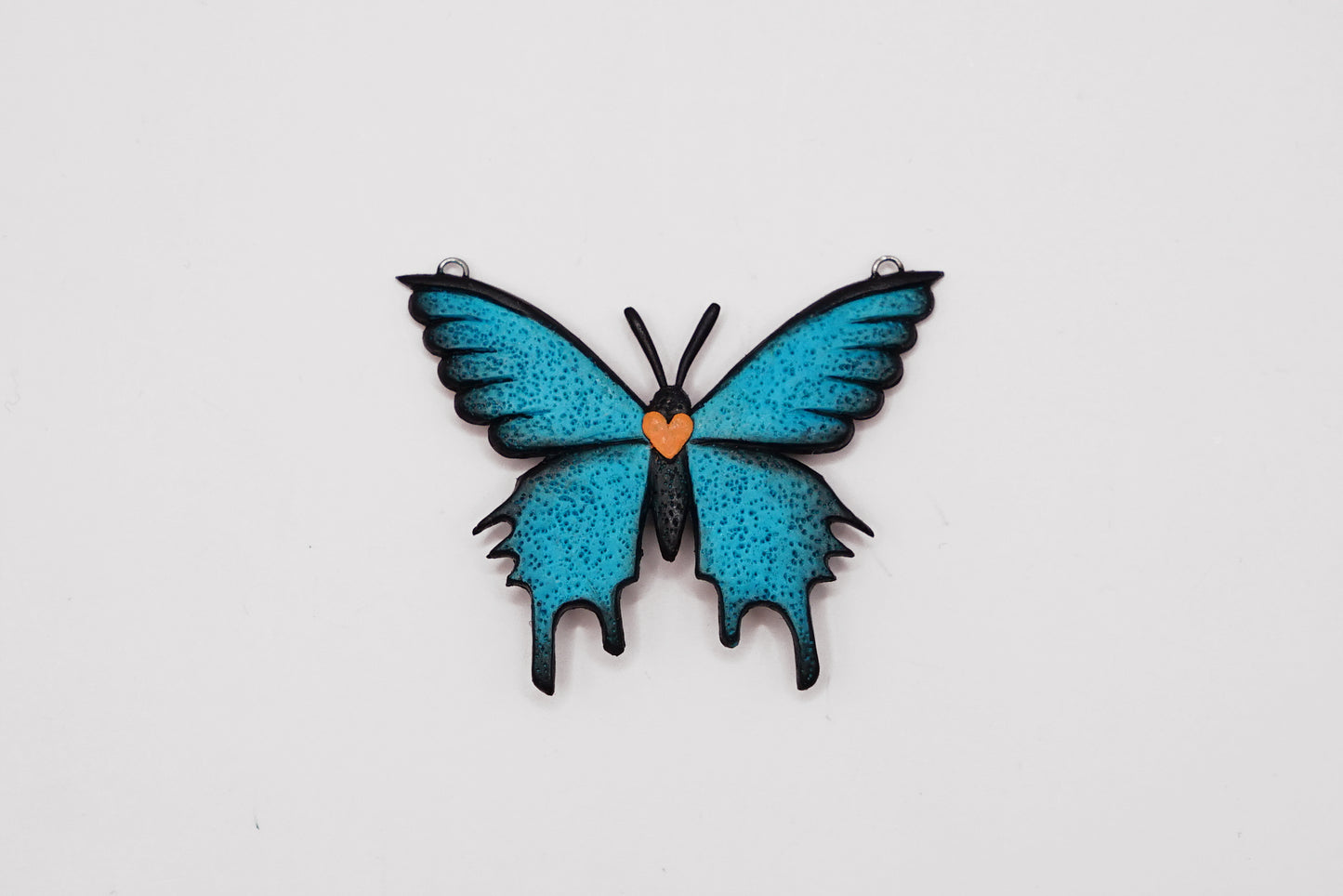 Blue butterfly pendant