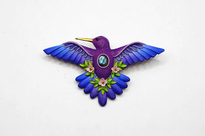 Hummingbird brooch