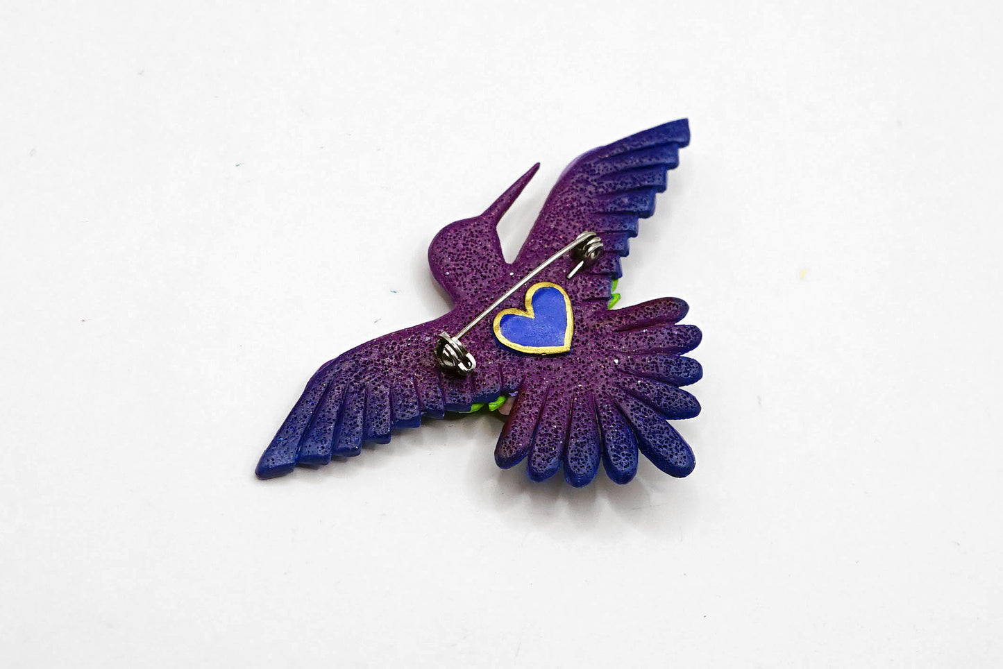 Hummingbird brooch