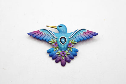 Hummingbird brooch