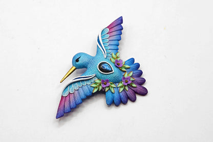 Hummingbird brooch