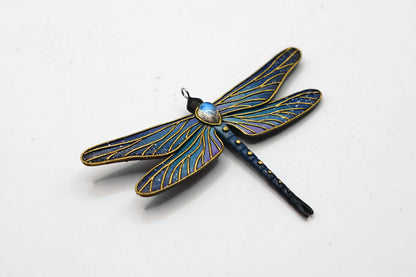 Double-sided dragonfly pendant