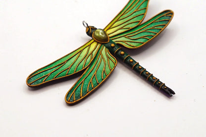 Double-sided dragonfly pendant
