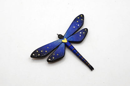 Botanical dragonfly pendant
