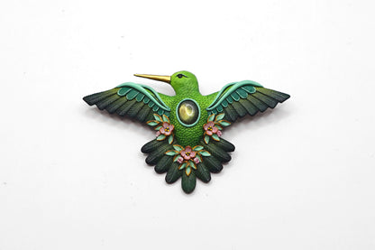 Hummingbird brooch