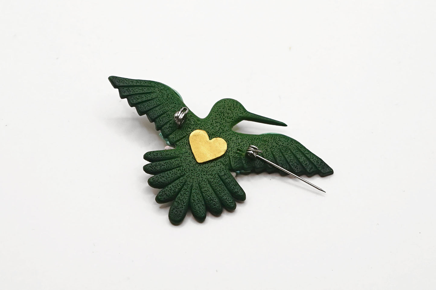 Hummingbird brooch