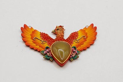 Small phoenix pendant (I will rise again)
