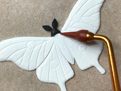 Colorful moth brooch tutorial