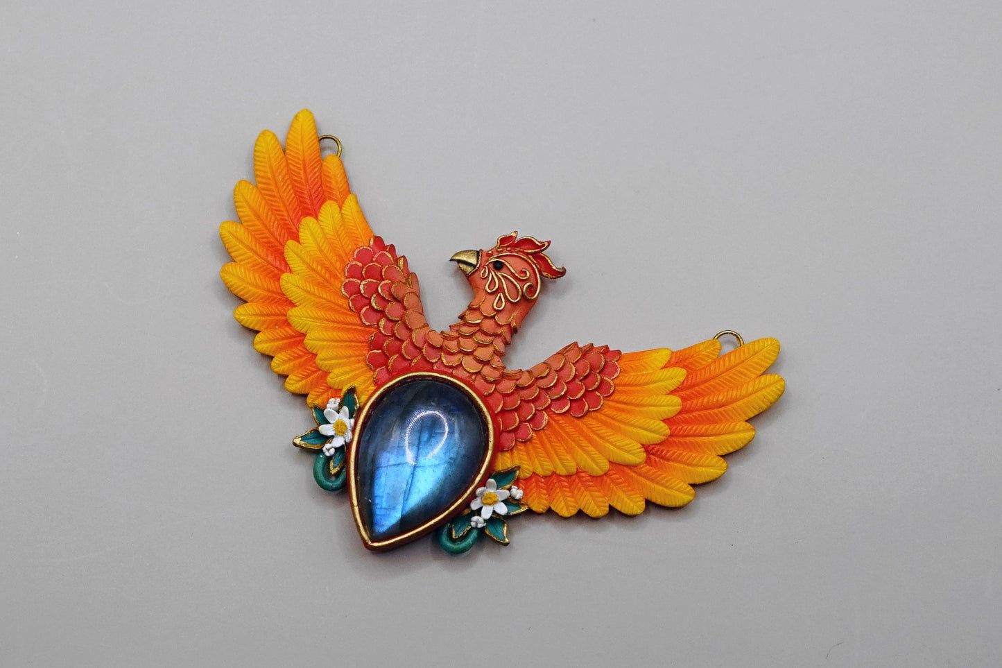 Small phoenix pendant (Still, I rise)