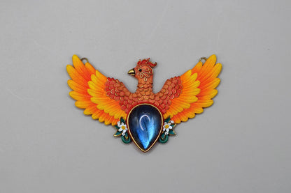 Small phoenix pendant (Still, I rise)