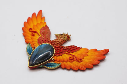 Medium phoenix necklace (Everything will be alright)