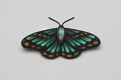 Lost Forest moth brooch