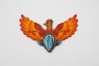 Medium phoenix necklace (Everything will be alright)