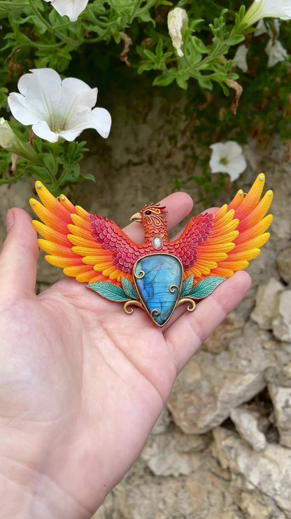 Phoenix necklace (I am strong)