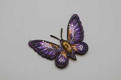 Lavender Meadow butterfly pendant