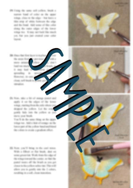 Colorful moth brooch tutorial