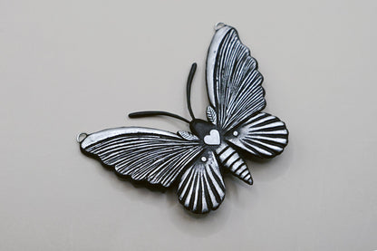 Silverleaf butterfly pendant