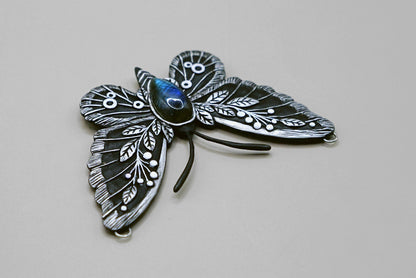 Silverleaf butterfly pendant
