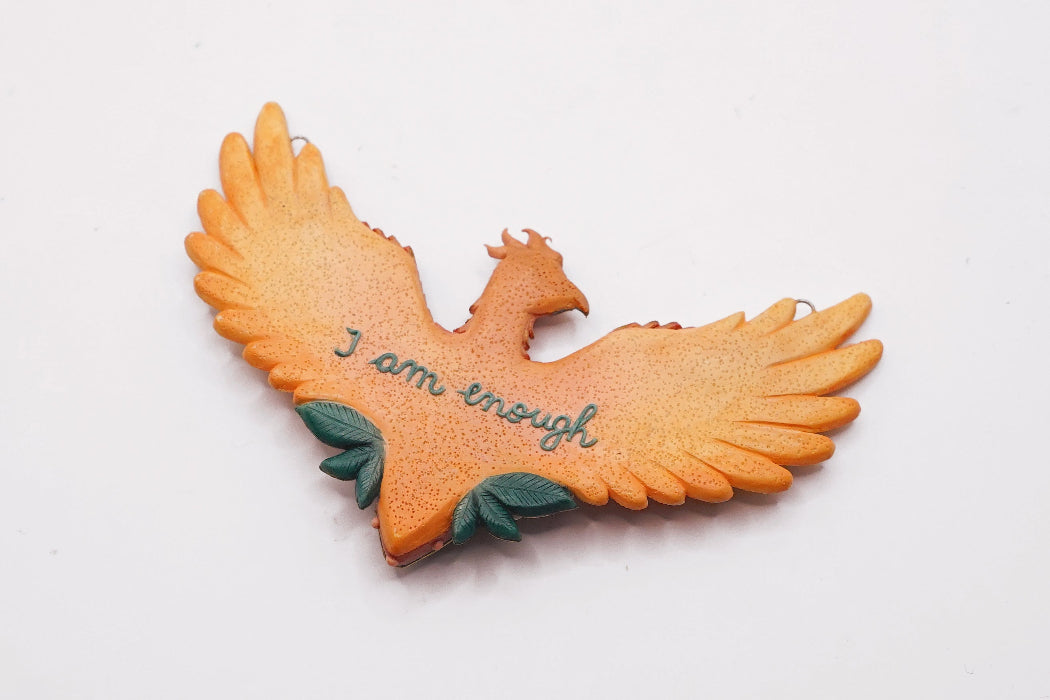 Medium phoenix necklace (I am enough)