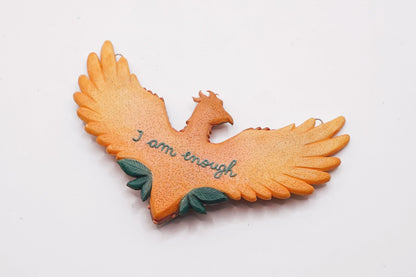 Medium phoenix necklace (I am enough)