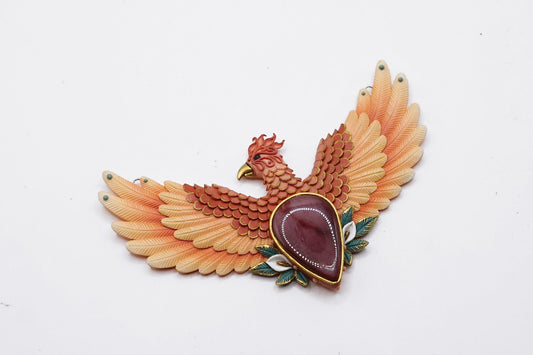 Medium phoenix necklace (I am enough)