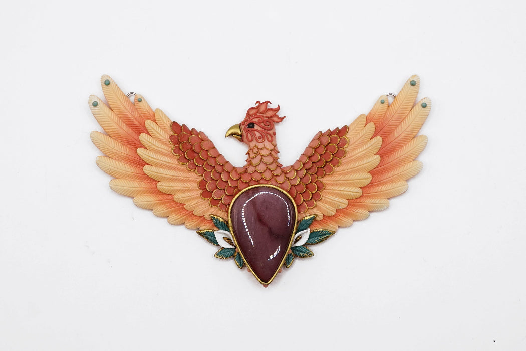 Medium phoenix necklace (I am enough)