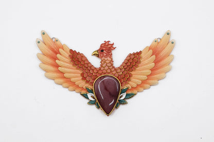 Medium phoenix necklace (I am enough)