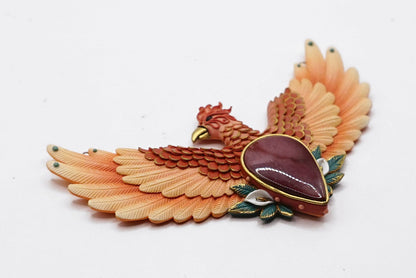 Medium phoenix necklace (I am enough)