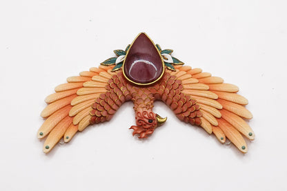 Medium phoenix necklace (I am enough)