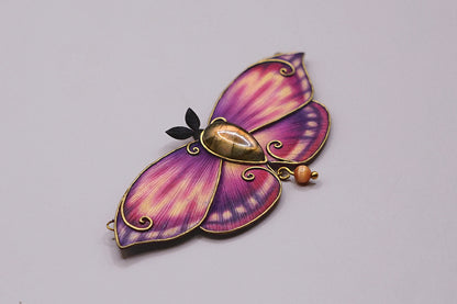 Sunset's Kiss moth pendant