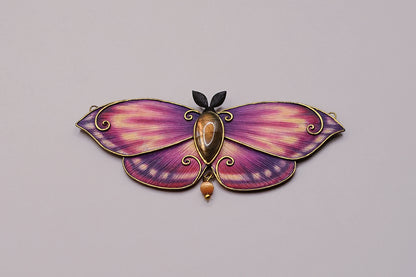 Sunset's Kiss moth pendant